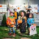 Cute Large Pink Halloween Ghost Piata White Spooky Ghost Piata with Stick and Blindfold Halloween Mexican Piata Birthday Party Game Supply Decorations Fillable for Candy,Toys,Treats