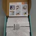 Outlet Cover BOX Baby Proofing (2 Pack) Patented DualLock for Much Better Toddler Proofing, Easier Operation, Simple 3 Step Install with Included Screws, Provides Extra Space Inside for Plugs (White)