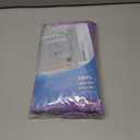 Purple Gold Marble Floral Shower Curtain, Abstract Texture Flower Fabric Shower Curtains, Modern Luxury Aesthetic Ink Art Decor Waterproof Polyester Bathroom Curtain with 12 Hooks, 72x72 Inch