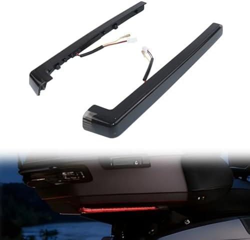 LED Tour Pack Light Accent Side Marker Light w/Turn Signal Running Lamp for Harley Touring Road Glide Street Glide Electra Glide Ultra Limited Tri Glide CVO 2006-2025 Accessories, Smoked Lens