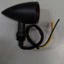 DREAMIZER LED Turn Signals Front Rear 15 LED Motorcycle Lights Super Bright Bulbs Compatible With Harley Honda Yamaha Suzuki and More (Black-Red Light)