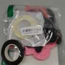 WILLBOND 11 Pcs Floral Tool Kit Rose Leaf Thorn Stripper Rose Pruning Shears Trimmer Remover Garden Floral Gloves Tapes Florist Garden Tool Gift Kit for Women(Pink)