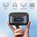 Rechargeable Ultrasonic Retainer Cleaner, Portable Retainer Cleaner Machine, 52kHz Retainer Cleaner for Dentures, Night Guards, Mouth Guards