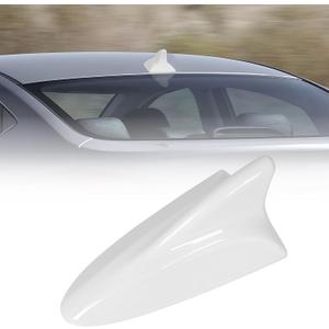 Shark Fin Antenna Cover Compatible with for Elantra Sedan MD 2011-2016,for Hyundai Sonata Sedan YF 2009-2014 w/GPS,for Genesis Sedan BH 2008-2013,96210,962103Q800,962103X100NKA (White)