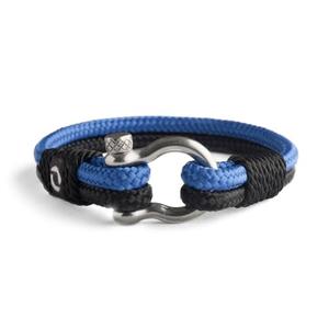 Mens Rope Bracelet - Stainless Steel Silver Shackle, Extremely Durable and Scratch Resistant Waterproof Paracord, Handmade, Nautical Wristband for Men 4-6 Pack Of 2