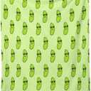 Pickle Blanket for Girls - 50x60 Inches Throw Size - Soft Fuzzy Plush Throws Gift - Green Funny Throw Blanket for Bed, Couch, Sofa