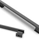 Asidrama 6 Pack 9 Inch(228mm) Matte Black Kitchen Cabinet Handles, Cabinet Pulls Kitchen Cabinet Hardware for Cupboard Drawer Pulls (9" Hole Center)