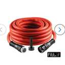 FITT FLOW 1/2-in x 50-ft Medium -Duty Kink Free Thermoplastic elastomer Red Hose