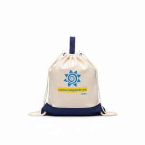 long beige and blue tote bag, Medium, 4 pack