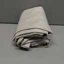 Waterproof Linen Table Cloth for 8ft Rectangle Table, Easy to Clean Wrinkle-Free Wipeable Outdoor Tablecloth for Wedding, Party and Camping(Oblong, 60 x 120 Inch (10-12 Seats), Ivory)