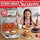 SugarWhisk Double Mini Waffle Maker Machine, Chaffle Maker, Waflera Electrica, Small Waffle Iron for Waffles, Keto Chaffles, Hash Browns, Cookies, 4 Inch