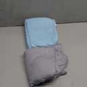 EasyFi Rayon Made From Bamboo Sleep Sack 12-24 Months 1.0 Tog Ultra Soft Toddler Sleep Sack 1t-2t with Feet 2-Way Zipper Unisex Baby Sleeping Bag with Legs Baby Wearable Blanket (2 Pack) - Blue & Gray