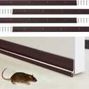 Gisafai 4 Pack 36" Door Sweep Mouse Stopper, Aluminum Draft Blocker Seal