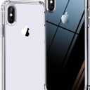 ONES for iPhone Xs/X Slim Case Clear, [PC + TPU Hybrid][Military-Grade Drop Protection][Anti-Yellowing], Shockproof Silicone Hard Cover, Transparent Case (HD Highly Clear)