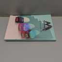 4PS Travel Pill Organizer with 164 Slice Labels10 Compartments Travel Pill Box Portable Folding Small Pill Case Daily Pill Container Used for Carry Storage Medicine Organizer by M MUchengbao (Dark Red + Gray + Pink + Blue)