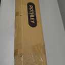 ROTHLEY 6.6 FT Industrial Handrails for Indoor Stairs: Modern Staircase Handrails Wall Mount Stair Handrail 1.6" Round Sturdy Pipe Hand Railings for Steps Matt Black Powder Coat Stairway Railing