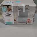 Martha Stewart Ice Cream Maker, 2 Quart Double-Insulated Freezer Bowl, Sorbet & Frozen Yogurt, Ready in 20 Minutes, Mix-Ins Chute, Easy to Clean, Sky Blue