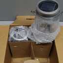 Solar Mason Jar Lights, 4 Pack 30 LEDs Waterproof Fairy Firefly String Lights Build-in Glass Mason Jar, Best Patio Garden Decor Solar Hanging Lanterns Outdoor Warm White (4 Pack-Mason Jars Included)