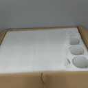 Showgeous 18 PCS Hurricane Candle Holder, D:3" H:14" Open Ended Glass Candle Cylinder Sleeve, Clear Glass Cylinder Candle Holder, Open Flame Candle Chimney Tube Cover, Bottomless Cylindrical Glass