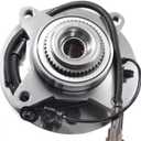 515177 Front Heavy Duty Wheel Bearing for Ford F-150 2018 2019 2020 Wheel Bearing Hub Assembly 4WD 4x4 w/ABS 6 Lugs