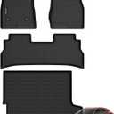 KELCSEECS Floor Mats & Cargo Liner Custom for Chevrolet/Chevy Trax 2025 2024 & Buick Envista 2025 2024 All Weather Protection TPE Floor Liners Front & Rear Row Full Set Accessories Black
