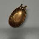 NIKKY HOME Vintage Gold Ring Holder Jewelry Dish, Antique Birds Trinket Display Decorative Metal Tray Bowl Classy Birthday Gifts for Women