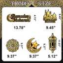 Ramadan Decorations Outdoor Ramadan Yard Signs with Stakes Waterproof Eid Islamic Festival Celebration Party Decorations for Home Cheerful Ramadan