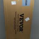 VEVOR Foldable Utility Service Cart, 165LBS 3 Shelf Heavy Duty Plastic Rolling Cart with 360 Swivel Wheels (2 with Brakes), Ergonomic Handle, Portable Garage Tool Cart for Warehouse Office Home