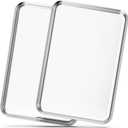 Baking Sheets Set of 2, Bastwe 20 inch Stainless Steel Bakeware Baking Pans, Healthy & Nontoxic & Rustproof & Easy Clean & Dishwasher Safe