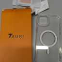 TAURI for iPhone 14 Plus Case, Compatible with MagSafe, with Screen Protectors, Not-Yellowing Military-Grade Protection, Shockproof Slim Magnetic Case for iPhone 14 Plus 6.7", Clear