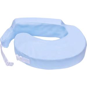 My Brest Friend Professional Nursing Pillow | Ergonomic Breastfeeding Pillows | Ideal for Lactation Consultants, NICUs & More | Breastfeeding Essentials | Handy Side Pocket & Easily Wipes Clean, Blue (Original)