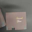 VGOODALL 24PCS Thank You Gift Bags, 4.5x3.9x1.8Inches Mini Party Favor Bags Pink Treat Boxes with Bow Ribbon for Wedding Bridal Baby Shower Birthday Party