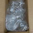 Cabilock 12Pcs Clear Plastic DIY Snow Globe Kit Empty Water Globes for Christmas Crafts Making Creative Holiday Decoration for Craft Projects and Unique Ornament Designs