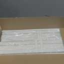 Expandable Microwave Stand, Heavy Duty 3-Tier Adjustable Microwave Oven Rack with 8 Hooks & 2 Holders, Space-saving Kitchen Counter Shelf for kitchen organizers and storage, 200lbs Capacity, White