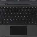 Surface Pro 9 Keyboard - Wireless Bluetooth Keyboard for Surface Pro 11/10/9/8/X with Detachable Trackpad and Pen Holder - Black