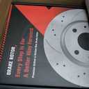 Front Automotive Replacement Brake Kit, Drilled Slotted Rotors Kit Compatible with 2011-2018 VW jetta, 2012-2019 VW Betle|Anti-Rust Geomet Coated|288mm(11.3in)|D1107A-8212 & 34303