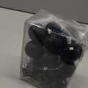 Emopeak 24Pcs Christmas Balls Ornaments for Xmas Christmas Tree - 4 Style Shatterproof Christmas Tree Decorations Hanging Ball for Holiday Wedding Party Decoration (Black, 1.6"/4.2CM)