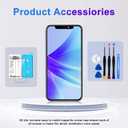 for iPhone 11 Pro Max Screen Replacement Kit 6.5 inch Full HD LCD Display 3D Touch Digitizer Assembly(Model A2161, A2218, A2220) with Repair Tools Screen Tempered Protector
