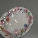 30PCS Floral Oval Paper Plates Party Supplies 10"12" Large Oval Dinner Plates Floral Party Plates Bulk for Holiday Bridal Shower Wedding Tea Party Supplies