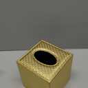 Gold Tissue Box Cover,Tissue Box Cover Square,Gold Tissue Box Holders,Tissue Holder for Bathroom Accessories,Bathroom Tissue Holders