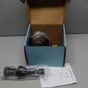 Cobbe Waterfall Bathroom Faucets 3 Hole, Matte Black Bathroom Sink Faucet Square 4 Inch Centerset with Pop-Up Drain, 2 Handle and 2 Supply Hoses, Lead-Free Stainless Steel for Vanity Sink Rv