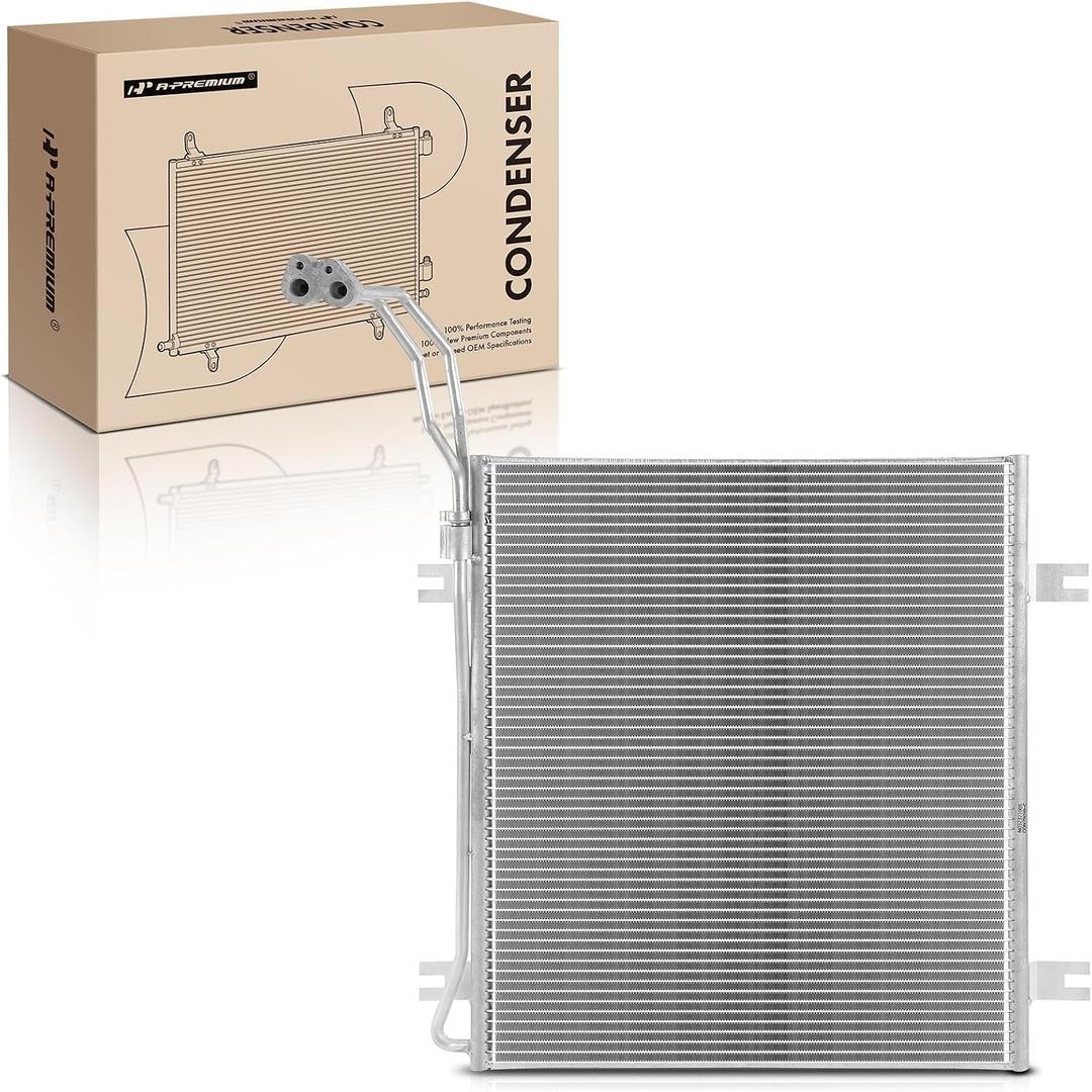 A-Premium A/C Condenser Compatible with International Harvester 2674/3700/9400, 5500i/5600i/5900i, 8600/9200i/9400i/9900i SBA