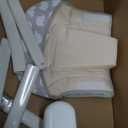 4 in 1 Portable Baby High Chair,Convertible Highchair for Babies & Toddlers-Foldable Infant Booster Seat,Carry Small Box,Dining Chair,Toddler High Chair with 5-Point Harness,Removable Tray-Grey (Grey)