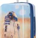 American Tourister R2D2 CARRY-ON SPINNER Luggage - Airline Approved, Durable Hardshell with RightHeight Adjustable Handle - Expands 1.5in - Roll Confidentially with Dual 360 Spinner Wheels, Small