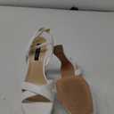 Women High Heel Platform Sandals with Ankle Strap Open Toe Spool Chunky Heels Prom Party Dress with Buckle 7.5