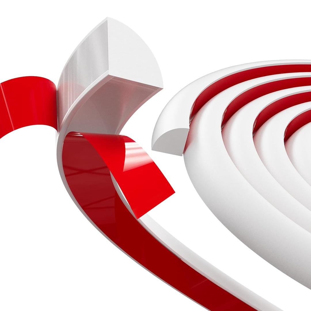 Flexible Baseboard Molding Trim, 158 Inch Peel and Stick Waterproof PVC Wall Trim, Self-Adhesive Flexible Cove Base, Easy to Cut & Install Baseboard for Floor & Wall Edges, White