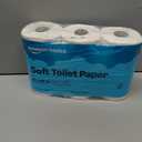 Amazon Basics 2-Ply Soft Toilet Paper, 30 Rolls (5 Packs of 6), 350 Sheets per Roll, Septic Safe, Equivalent to 185 Regular Rolls