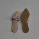 J. Adams Lennox Mules for Women - Closed Pointed Toe Flat Heel Slides (5.5, Tan Vegan Leather)