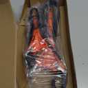 2-Pack Rubber Strap Wrench,Oil Filter Wrench Diameter 4" and 6" Heavy Duty Adjustable Blet Wrench for Jar Opener,Water Filter,Plumbing,Sink,Faucet(Orange)