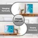 White 16x20 Picture Frame Lightweight yet Durable Frame Wall Hanging